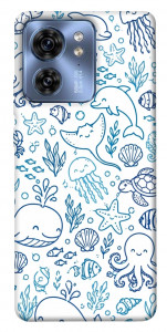 Чохол Sea pattern для Motorola Edge 40