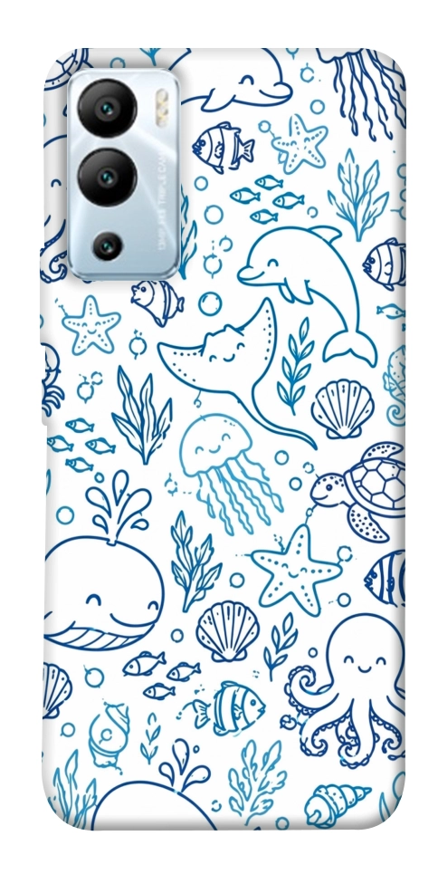Чохол Sea pattern для Infinix Hot 12i