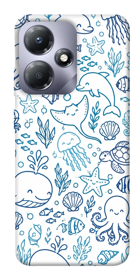 Чехол Sea pattern для Infinix Hot 30 Play