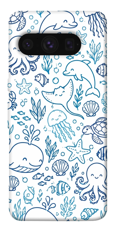 Чехол Sea pattern для Google Pixel 8 Pro