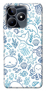 Чехол Sea pattern для Realme C53