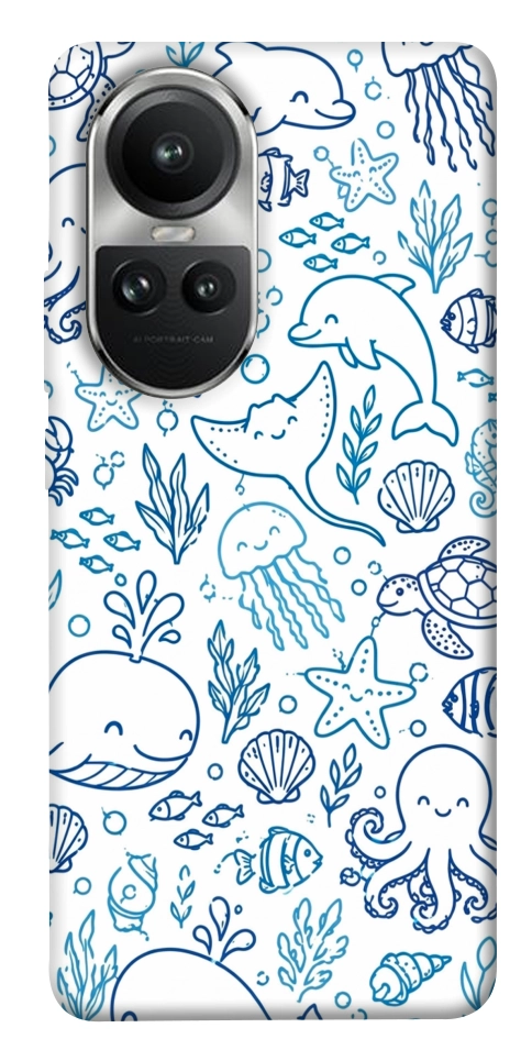 Чохол Sea pattern для Oppo Reno 10