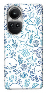 Чохол Sea pattern для Oppo Reno10 Pro