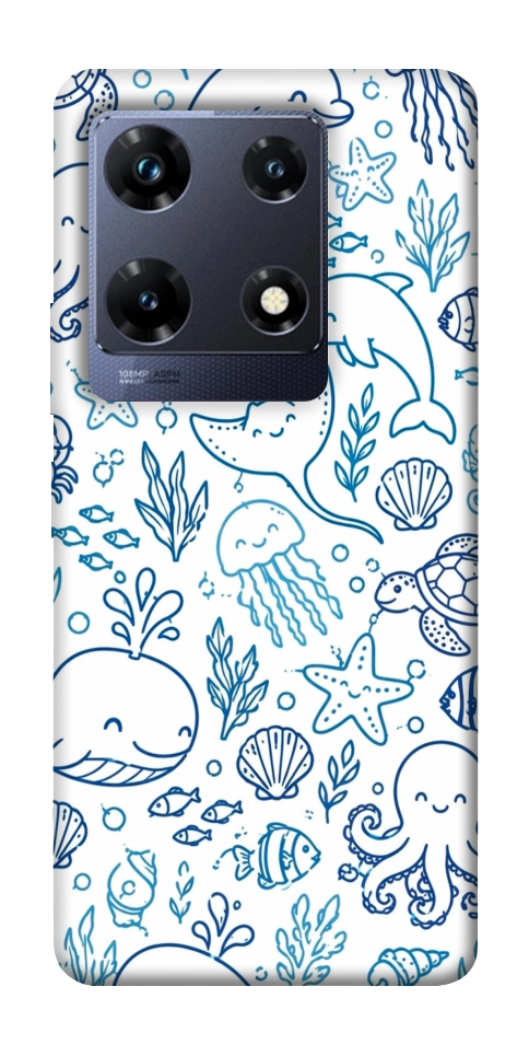 Чехол Sea pattern для Infinix Note 30 Pro NFC