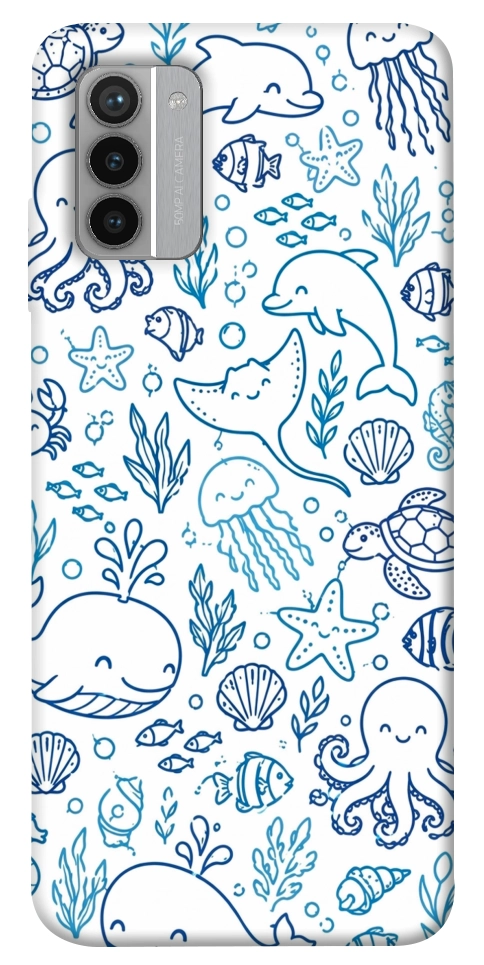 Чехол Sea pattern для Nokia G42