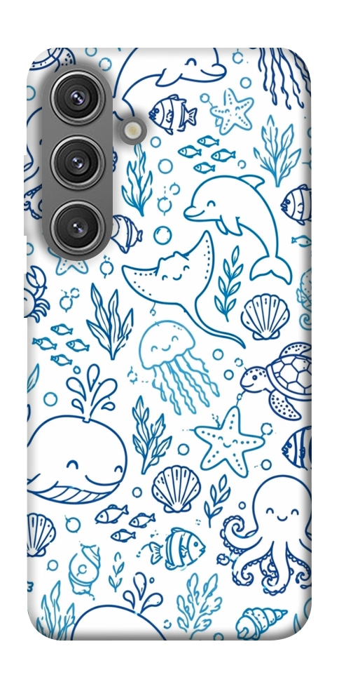 Чехол Sea pattern для Galaxy S24
