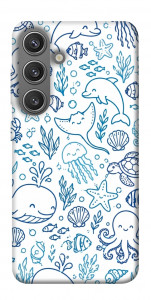 Чехол Sea pattern для Galaxy S24