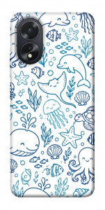 Чохол Sea pattern для Oppo A38
