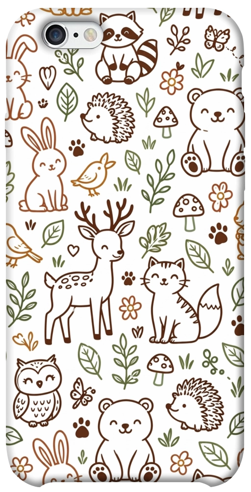 Чехол Wildlife pattern для iPhone 6