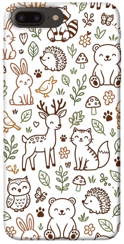 Чехол Wildlife pattern для iPhone 7 Plus