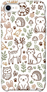 Чехол Wildlife pattern для iPhone SE (2020)