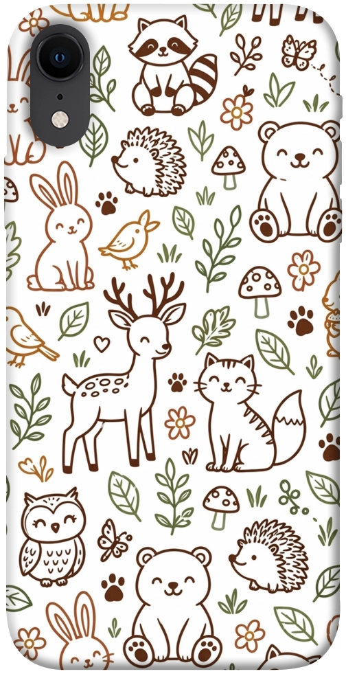 Чехол Wildlife pattern для iPhone XR