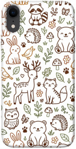Чехол Wildlife pattern для iPhone XR