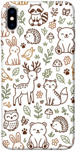 Чохол Wildlife pattern для iPhone X