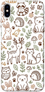 Чехол Wildlife pattern для iPhone XS Max