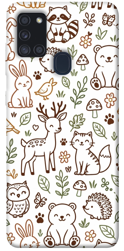 Чохол Wildlife pattern для Galaxy A21s (2020)