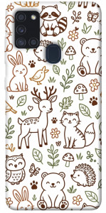 Чехол Wildlife pattern для Galaxy A21s (2020)