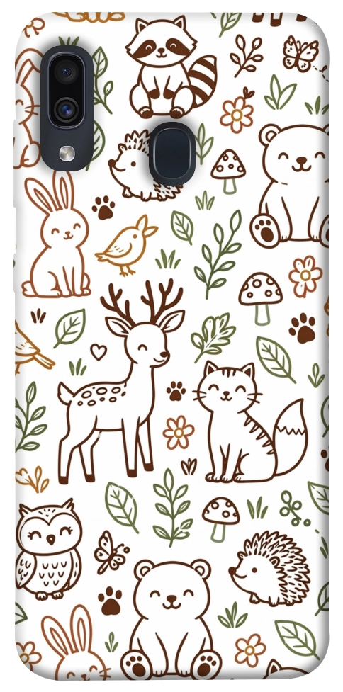 Чохол Wildlife pattern для Galaxy A30 (2019)