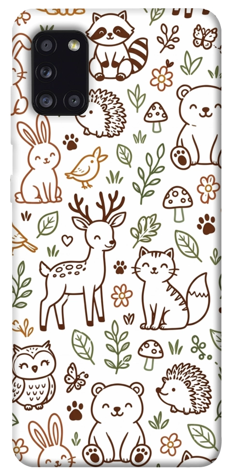 Чохол Wildlife pattern для Galaxy A31 (2020)