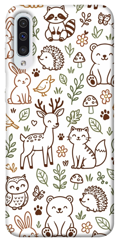 Чехол Wildlife pattern для Galaxy A50 (2019)