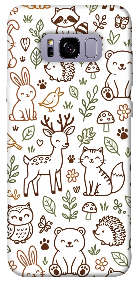 Чехол Wildlife pattern для Galaxy S8+