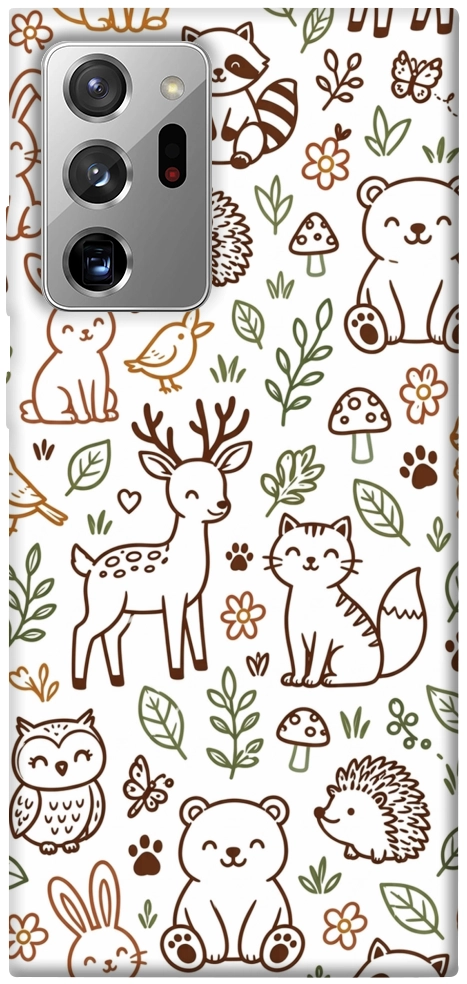 Чехол Wildlife pattern для Galaxy Note 20 Ultra