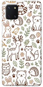 Чехол Wildlife pattern для Galaxy Note 10 Lite (2020)