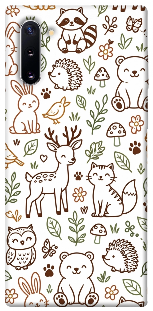 Чехол Wildlife pattern для Galaxy Note 10 (2019)
