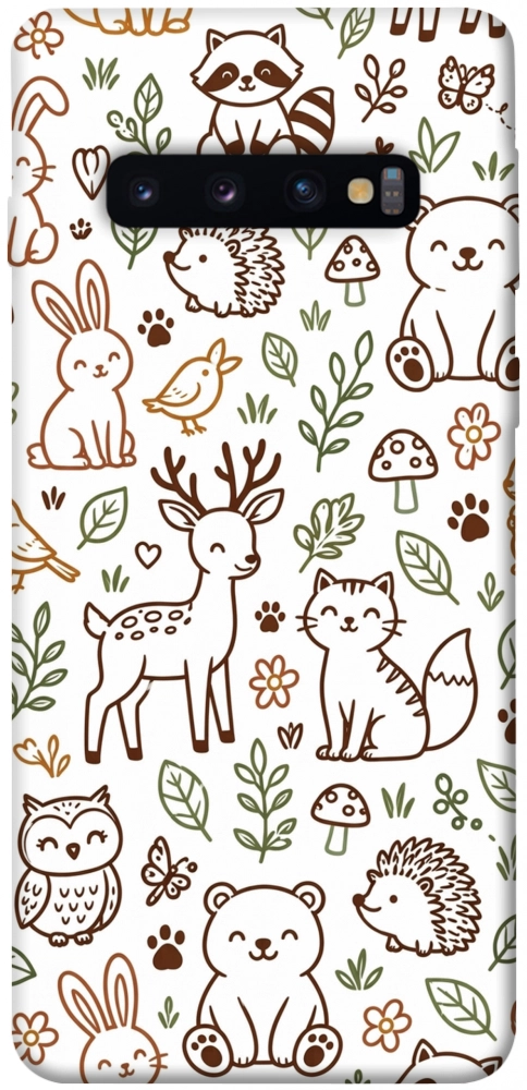 Чохол Wildlife pattern для Galaxy S10 (2019)