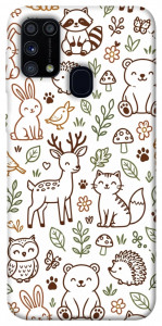 Чехол Wildlife pattern для Galaxy M31 (2020)