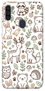 Чехол Wildlife pattern для Galaxy M11 (2020)
