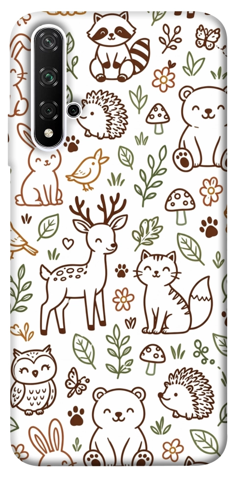 Чехол Wildlife pattern для Huawei Honor 20
