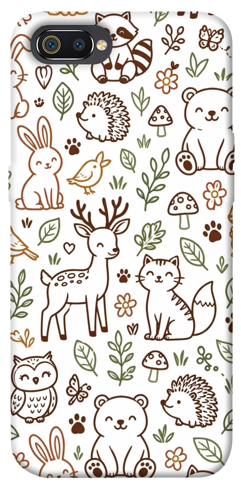Чехол Wildlife pattern для Realme C2