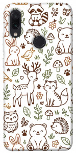 Чохол Wildlife pattern для Xiaomi Redmi Note 7 Pro