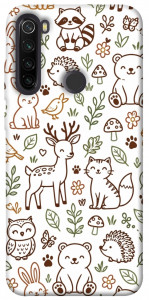 Чехол Wildlife pattern для Xiaomi Redmi Note 8T