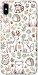 Чехол Wildlife pattern для iPhone XS