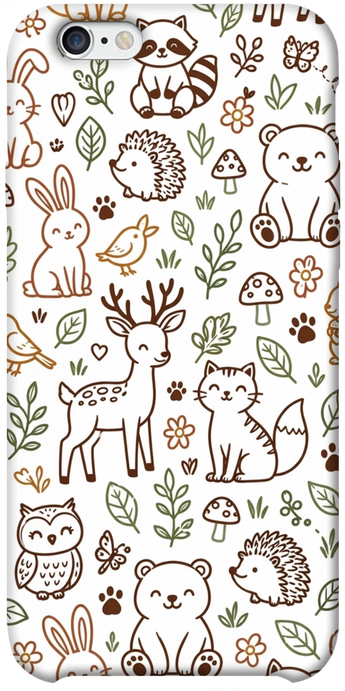 Чохол Wildlife pattern для iPhone 6S Plus