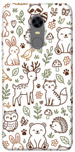 Чехол Wildlife pattern для Xiaomi Redmi 5 Plus