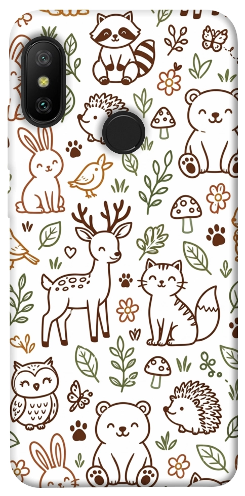 Чохол Wildlife pattern для Xiaomi Redmi 6 Pro