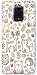 Чехол Wildlife pattern для Xiaomi Redmi Note 9 Pro