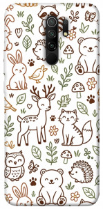 Чехол Wildlife pattern для Xiaomi Redmi 9