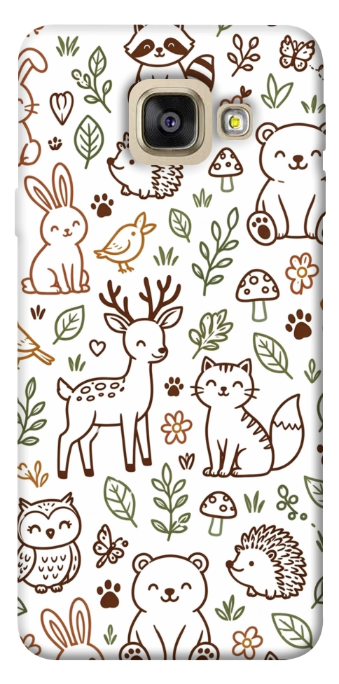 Чехол Wildlife pattern для Galaxy A5 (2017)