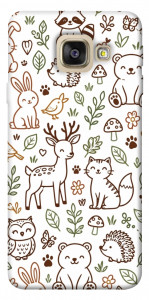 Чехол Wildlife pattern для Galaxy A5 (2017)