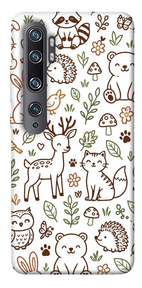 Чохол Wildlife pattern для Xiaomi Mi Note 10