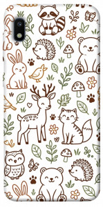 Чехол Wildlife pattern для Galaxy A10 (A105F)