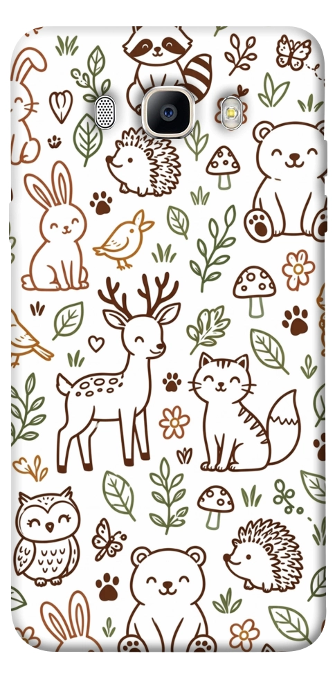 Чехол Wildlife pattern для Galaxy J5 (2016)