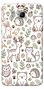 Чехол Wildlife pattern для Galaxy J5 (2016)