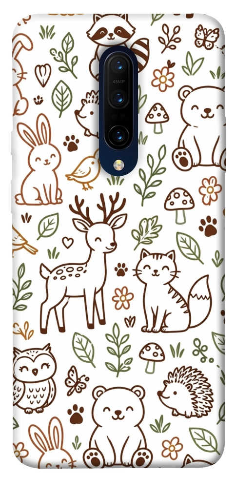 Чехол Wildlife pattern для OnePlus 7 Pro