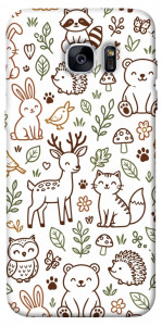 Чохол Wildlife pattern для Galaxy S7 Edge