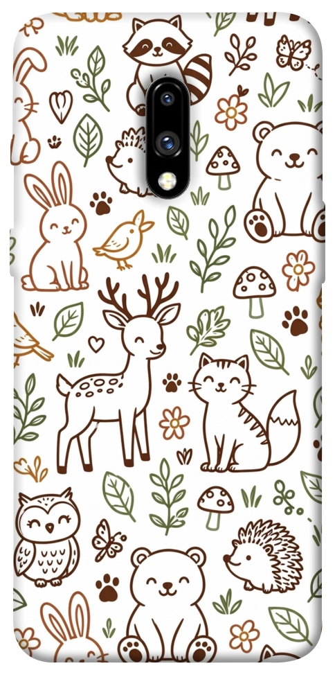 Чехол Wildlife pattern для OnePlus 7